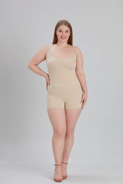 Shapewear London Seamless Shaping Bodysuit In Nude – Tradegala