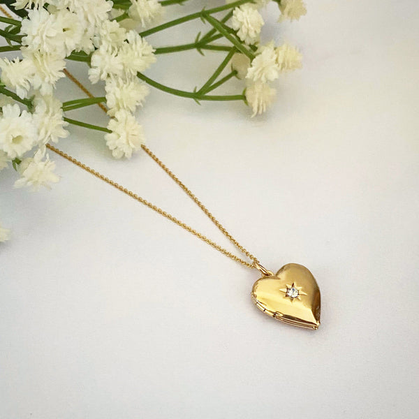 Wisteria London Valentina Cubic Heart Locket – Tradegala